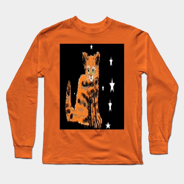 star cat Long Sleeve T-Shirt by ArtesManuaisRosaMaria